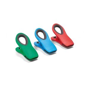 Conjunto com 3 Fixadores Magnéticos Utti Plástico Multicor OR12280 - Ordene
