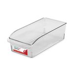 Organizador_Multiuso_P_Clear_Utti_Para_Geladeira_Com_Puxador_Transparente_9,2x10x31cm_Ref.OR48200_Ordene