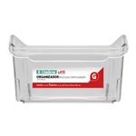 Organizador_Multiuso_G_Clear_Utti_Para_Geladeira_Com_Puxador_Transparente_9,2x20x31cm_Ref.OR48220_Ordene