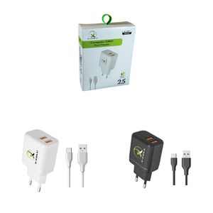 Carregador Turbo 25W (Sortido) com Cabo XCUR76 - X-Cell