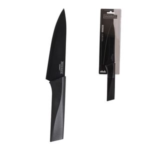 Faca Chef 6" Manhattan Inox Cabo Polipropileno Preto FCH9206 - Hauskraft