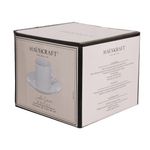 Conjunto_4_Xícaras_Café_90ml_Com_Pires_Royal_Porcelana_Branca_Com_Borda_Dourada_Ref.JGXC082_Hauskraft