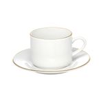 Conjunto_4_Xícaras_Chá_200ml_Com_Pires_Royal_Porcelana_Branca_Com_Borda_Dourada_Ref.JGCH063_Hauskraft