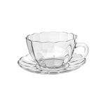 Conjunto_6_Xícaras_Chá_240ml_Com_Pires_Peach_Vidro_Ref.JGCH084_Hauskraft