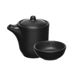 Kit_Shoyu_Manhattan_Porcelana_Preto_5_Peças_Ref.PCLN258_Hauskraft