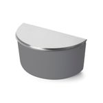 Saleiro_1kg_Neo_Polipropileno_Cinza_Tampa_Inox__9x9,4x18,4cm_Ref.800930C_Forma