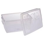 Conjunto_3_Caixas_Organizadoras_650ml/1,5l_/4l_Bel_Polipropileno_Transparente_15,3x32,5x23,5cm_Ref.OR80303_Ordene