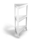 Organizador_Triangular_Vig_3_Prateleiras_Com_Rodas_Polipropileno_Branco_140x32x32cm_Ref.OR44220_Ordene