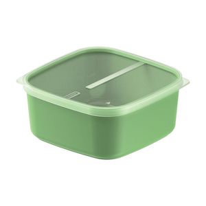 Pote MixColor Polipropileno Verde Sálvia Tampa Transparente 3,4L 25466021 - Tramontina