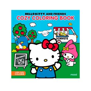 Livro para Colorir Hello Kitty Cozy Coloring Book 021156 - Ciranda