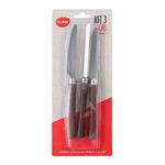 Kit_3_Facas_Churrasco_Florença_Inox_Cabo_Plástico_Marrom_19,8x1,7cm_Ref.CK5805_Clink