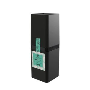 Porta Escova de Dente Smile Polipropileno Preto 1516P - Stolf