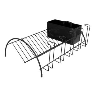 Escorredor de Louças Com Porta Talheres Preto 581BLP - Stolf