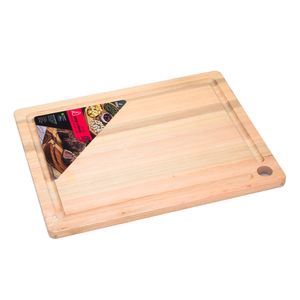 Tábua de Corte Com Furo Lateral Eucalipto 34x27cm 806 - Stolf