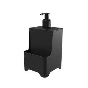 Dispenser Para Detergente/ Esponja Smile Polipropileno Preto 650ml 1517P - Stolf