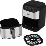Fritadeira_Elétrica_Air_Fryer_Painel_Digital_Ofrt930_Inox_5_Litros_1700w_127v_Ref.OFRT930127_Oster