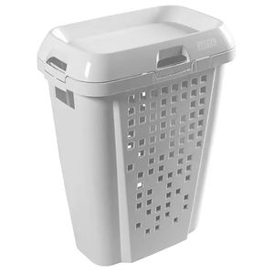 Cesto Roupeiro 45 Litros Telado Polipropileno Branco RB7BR1 - Astra