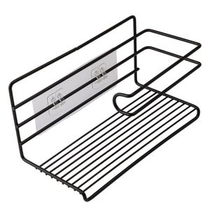 Porta Papel Higiênico Autoadesivo Bela Casa com Prateleira Suporta Até 3kg Ferro 22x10x11cm LM2565BEL - honeyhome