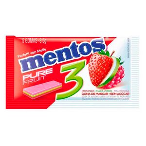 Mentos Pure Fruit 3 Camadas 8,5g 2650/15332 - Mentos