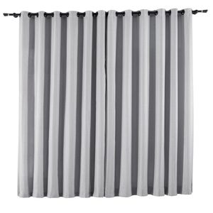 Cortina Veneza 8191 Cinza Safari 400x260cm 21238 - BecaDecor