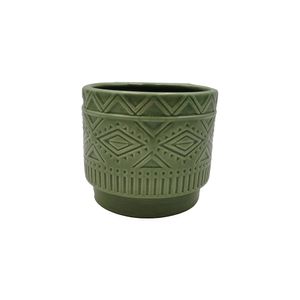 Cachepot Cerâmica Verde 8x9cm ADL0350 - Dayhome
