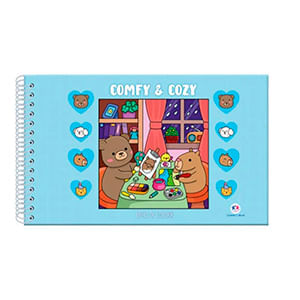 Livro de Colorir Comfy & Cozy Blue 21065 - Ciranda Cultural