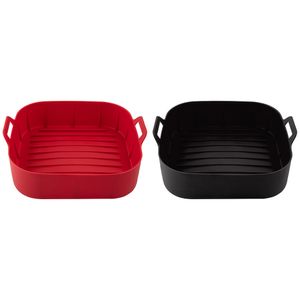 Forma para Fritadeira Elétrica Quadrada Silicone Sortida 20,3x20,3x7cm LM3577INO - honeyhome