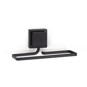 Porta Toalha Rosto Piatina Black Adesivo 3M 2596 - Arthi
