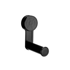 Porta Papel Higiênico Plástico Black Adesivo 3M 3431 - Arthi
