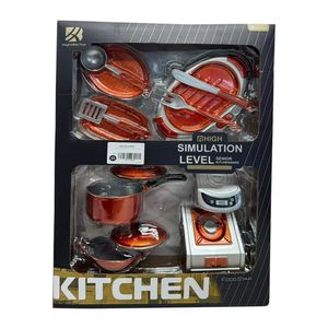 Conjunto Cozinha Hora da Diversão com Acessórios Plástico 11 Peças LM3184 - honeyhome