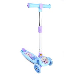 Patinete 3 Rodas Com Led Frozen Metal E Plástico DIS0371 - Disney