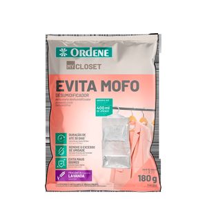 Desumidificador para Armários Evita Mofo My Closet com Gancho Lavanda 180g OR58910 - Ordene