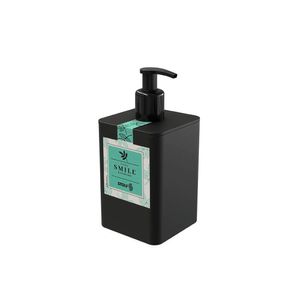 Dispenser Para Sabonete Líquido Smile Polipropileno Preto 350ml 1526P - Stolf