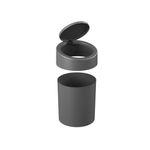 Lixeira_5l_Com_Tampa_Press_Polipropileno_Cinza_Chumbo_Ref.109080536_Coza