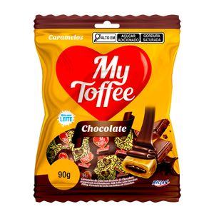 Bala My Toffee Leite Com Chocolate 90g 240 - Riclan