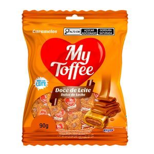 Bala My Toffee Recheio Doce de Leite 90g - Riclan