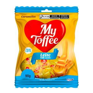 Bala My Toffee Sabor Leite 90g - Riclan
