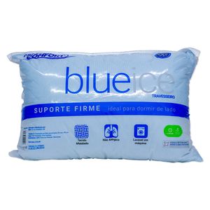 Travesseiro Fibra Blue Ice Matelado 70x50cm 10220298 - Master Comfort