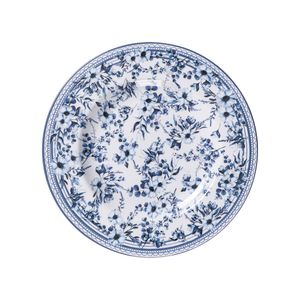 Prato Sobremesa Azzura Em Porcelana Decorada 21cm 96580166 - Tramontina