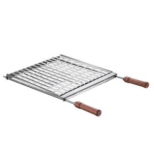Grelha Aço Inox com Coletor de Gordura CR620 - Utimil