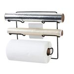 Suporte_Adesivo_de_Parede_Para_Papel_Toalha_Preto_Ref.PR645_Utimil