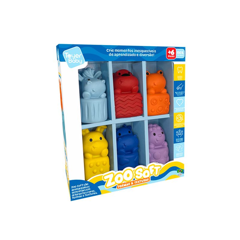 Zoo_Soft_-_Animais_Sensoriais_Com_Formas_E_Texturas_Para_Bebês_Ref.3212_Toyer_Brinquedos
