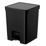 Lixeira_Flat_Com_Pedal_14l_Preta_26x25x32cm_Ref.397004003_Nitron