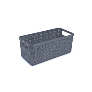 Cesto Alongado Juta Chumbo 20x9x8cm 256024086 - Nitron