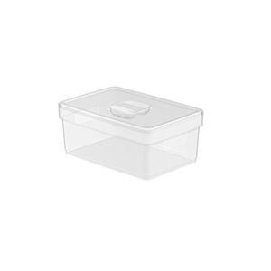 Caixa Organizadora Flat com Tampa Transparente 25,2x17,5x10,7cm 502012001 - Nitron