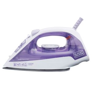 Ferro de Passar à Vapor Base Antiaderente Roxo 1200W 127V FX1050BR - Black & Decker