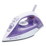 Ferro_de_Passar_À_Vapor_Base_Antiaderente_Roxo_1200w_127v_Ref.FX1050BR_Black_&_Decker
