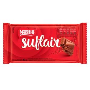 Barra de Chocolate Jumbo Suflair Ao Leite 80g 110238 - Nestlé
