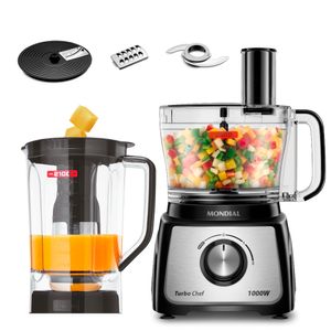 Multiprocessador Elétrico MPN01B Preto 1000W 127V 209301 - Mondial