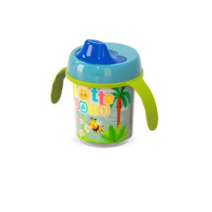 Copo Infantil Transicao Com Alça Azul 350ml Ref.AD0162 Potte